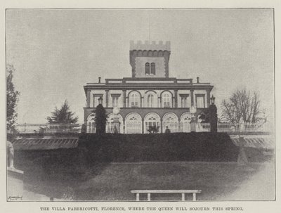 A firenzei Villa Fabbricotti, ahol a királynő idén tavasszal tartózkodik alkotó: English Photographer