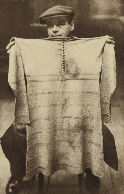 A véráztatta mellény, amelyet I. Károly király viselt a kivégzésekor a Londoni Múzeumban a Lancaster House-ban alkotó: English Photographer