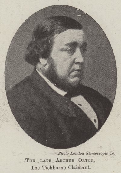 A néhai Arthur Orton, a Tichborne Claimant alkotó: English Photographer