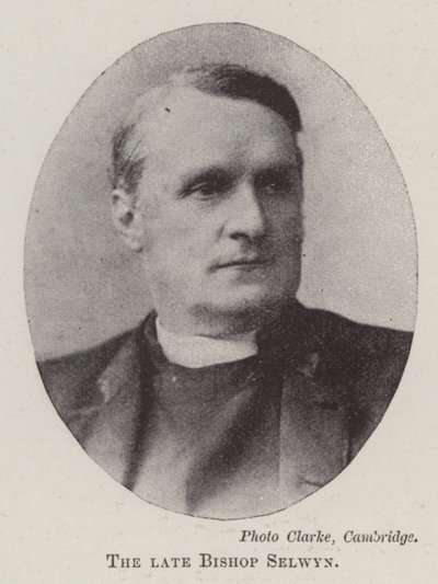 A néhai Selwyn püspök alkotó: English Photographer