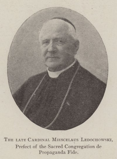 Miescelaus Ledochowski néhai bíboros, a Propaganda Fide Szent Kongregáció prefektusa alkotó: English Photographer