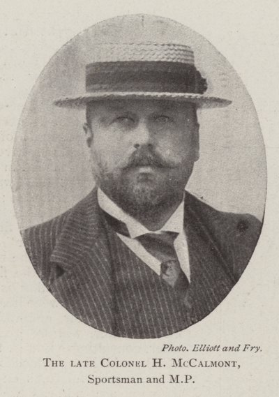 A néhai H McCalmont ezredes, sportember és képviselő alkotó: English Photographer