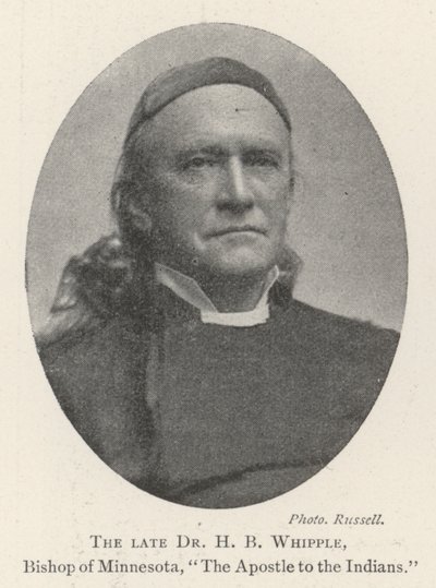 A néhai Dr. H B Whipple, Minnesota püspöke, Az indiánok apostola alkotó: English Photographer