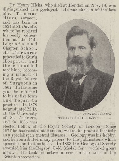 A néhai Dr. H. Hicks alkotó: English Photographer