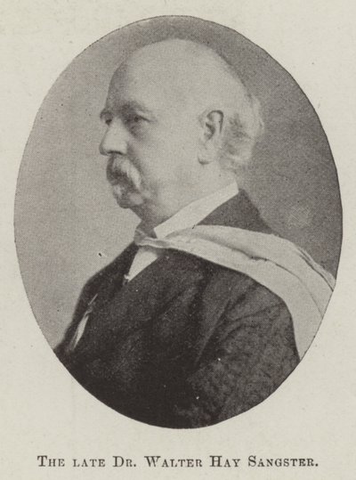 A néhai Dr. Walter Hay Sangster alkotó: English Photographer