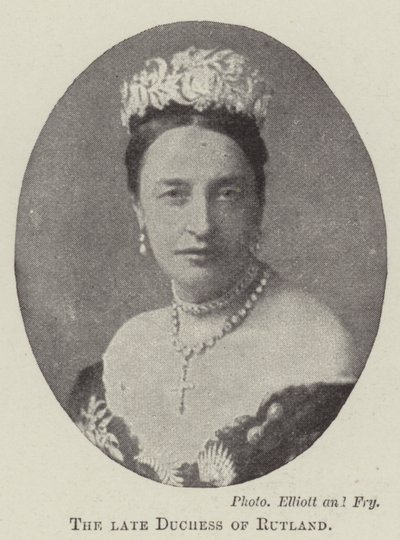 Rutland néhai hercegnője alkotó: English Photographer