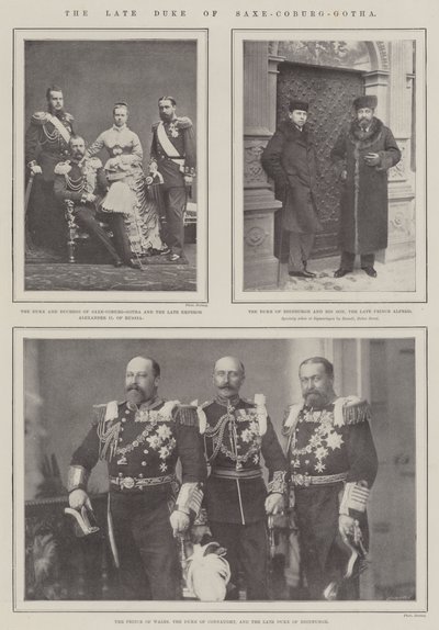 Szász-Coburg-Gotha néhai hercege alkotó: English Photographer