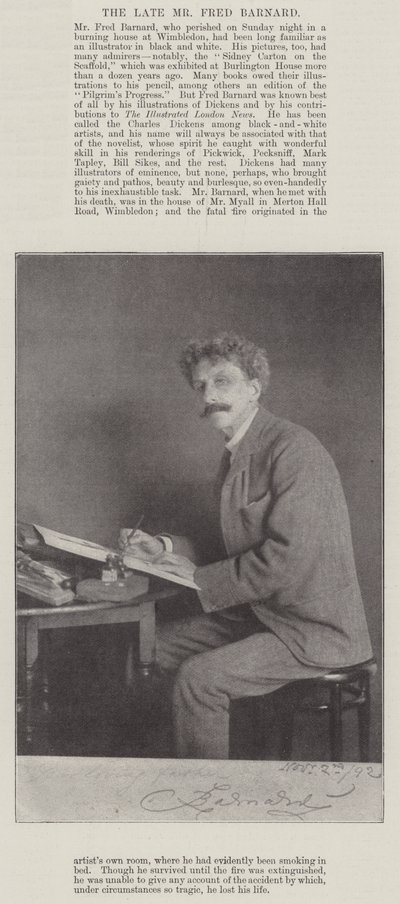 A néhai Fred Barnard alkotó: English Photographer