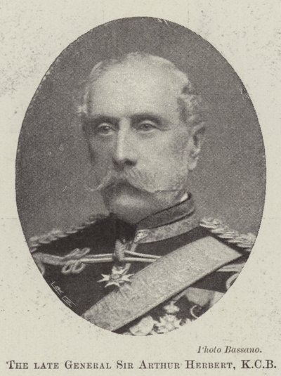 A néhai Sir Arthur Herbert tábornok, KCB alkotó: English Photographer
