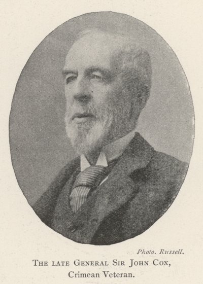 A néhai Sir John Cox tábornok, a krími veterán alkotó: English Photographer
