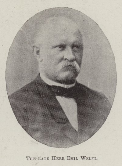 A néhai Herr Emil Welti alkotó: English Photographer