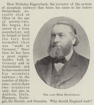 A néhai Herr Riggenbach alkotó: English Photographer