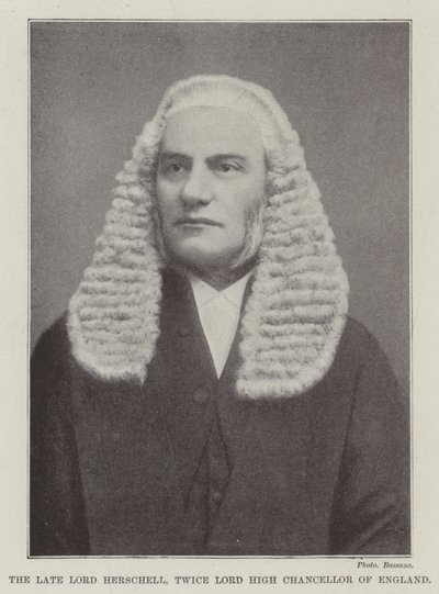A néhai Lord Herschell, Anglia kétszeres főkancellárja alkotó: English Photographer