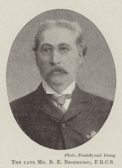 A néhai Mr. B. E. Brodhurst, FRCS alkotó: English Photographer