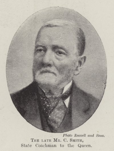 A néhai Mr. C. Smith, a királynő állami edzője alkotó: English Photographer
