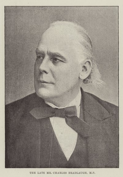 A néhai Charles Bradlaugh képviselő alkotó: English Photographer