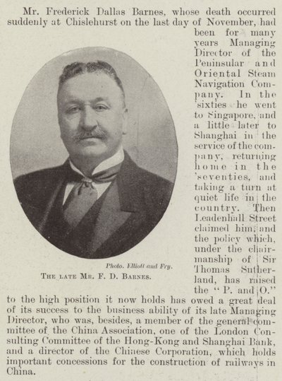 A néhai F. D. Barnes úr alkotó: English Photographer