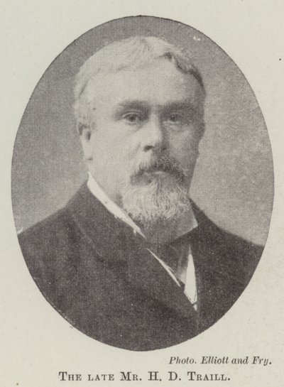 A néhai Mr H D Traill alkotó: English Photographer