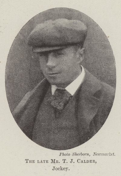 A néhai Mr. T. J. Calder, Jockey alkotó: English Photographer