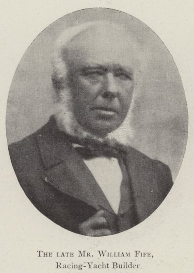 A néhai William Fife úr, versenyjachtépítő alkotó: English Photographer