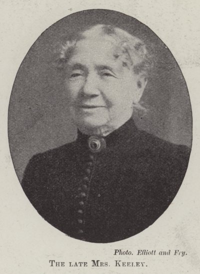 A néhai Mrs. Keeley alkotó: English Photographer