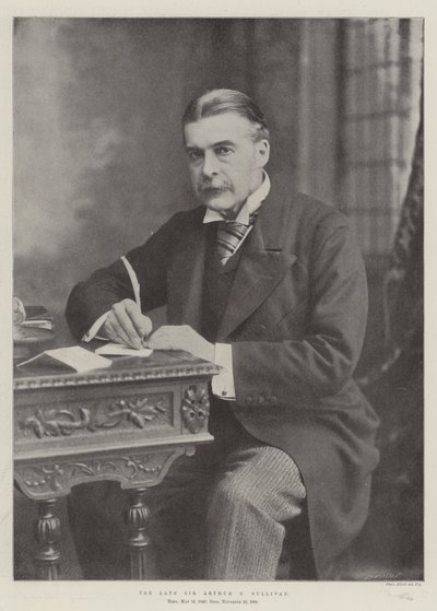 A néhai Sir Arthur S Sullivan alkotó: English Photographer