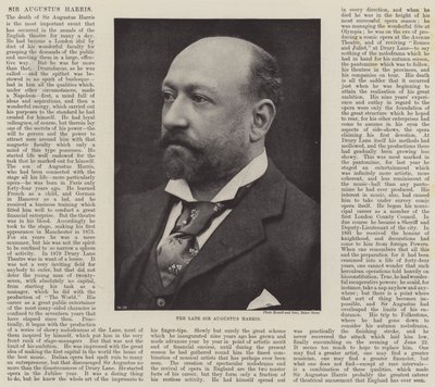 A néhai Sir Augustus Harris alkotó: English Photographer