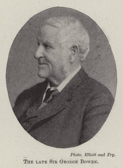 A néhai Sir George Bowen alkotó: English Photographer