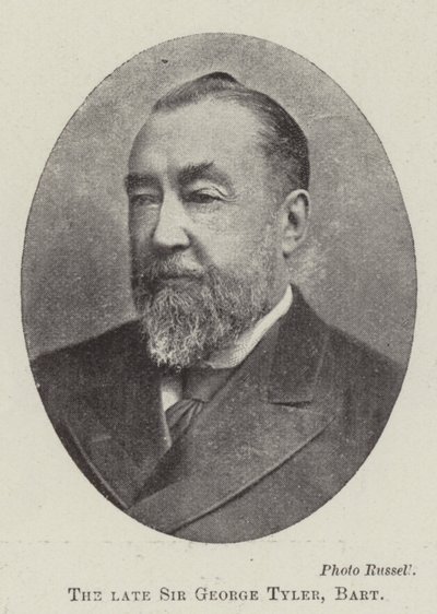 A néhai Sir George Tyler; Baronet alkotó: English Photographer