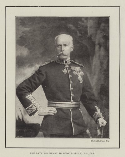 A néhai Sir Henry Havelock-Allan, VC, parlamenti képviselő alkotó: English Photographer