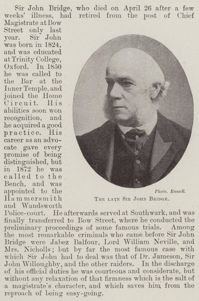 A néhai Sir John híd alkotó: English Photographer