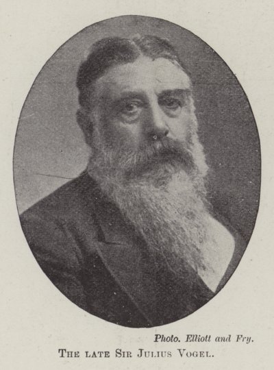 A néhai Sir Julius Vogel alkotó: English Photographer