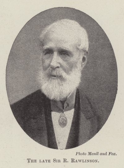 A néhai Sir R. Rawlinson alkotó: English Photographer