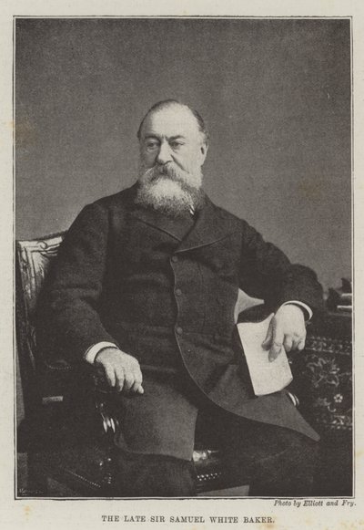 A néhai Sir Samuel White Baker alkotó: English Photographer