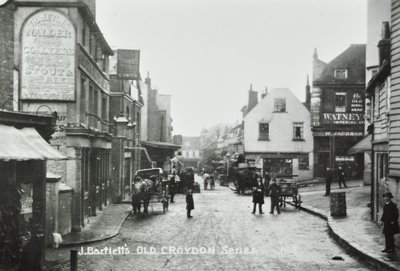 Three Tuns Old Kings Head, Surrey Street, Croydon: általános nézet, 1885 alkotó: English Photographer