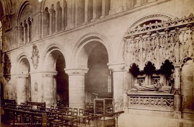 Prior Rahere, a St Bartholomews Kórház alapítójának sírja alkotó: English Photographer