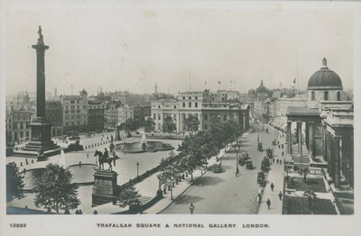 Trafalgar Square és a National Gallery, London alkotó: English Photographer