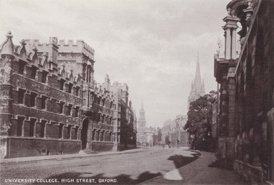 University College, High Street, Oxford alkotó: English Photographer