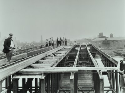 Vauxhall híd: bontás, 1898 alkotó: English Photographer