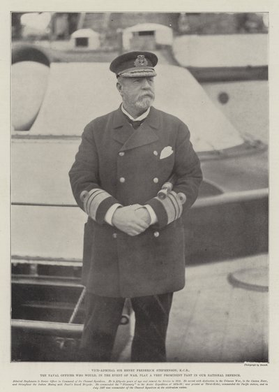 Sir Henry Frederick Stephenson admirális, a KCB, a haditengerészeti tiszt, aki háború esetén nagyon kiemelkedő szerepet játszana honvédelmünkben alkotó: English Photographer
