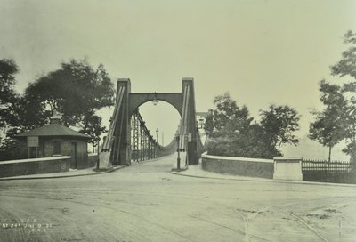 Kilátás a régi Lambeth-hídra, 1897 alkotó: English Photographer