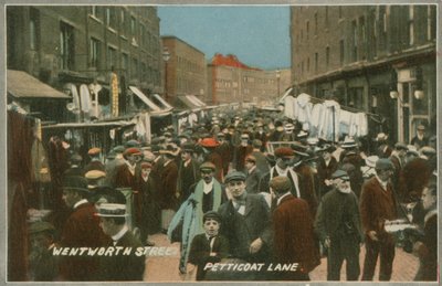 Wentworth Street, Petticoat Lane, London alkotó: English Photographer