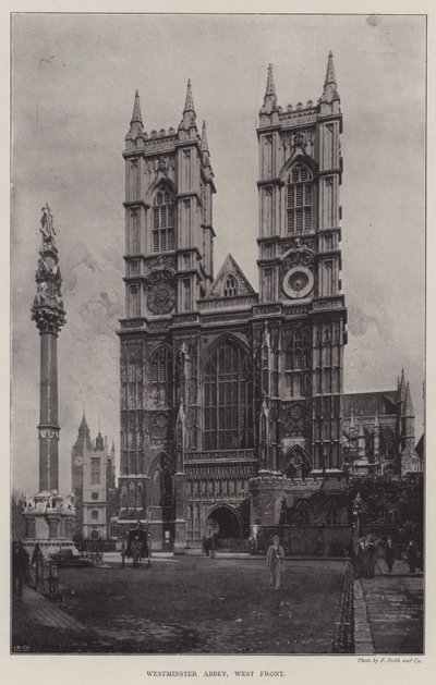 Westminster Abbey, Nyugati Front alkotó: English Photographer