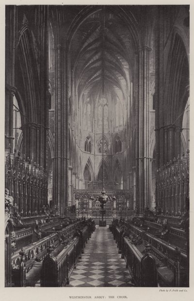 Westminster Abbey, a kórus alkotó: English Photographer
