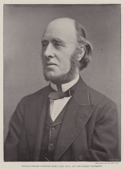 William Edward Hartpole Lecky, LLD, DCL, parlamenti képviselő, a Dublini Egyetemen alkotó: English Photographer