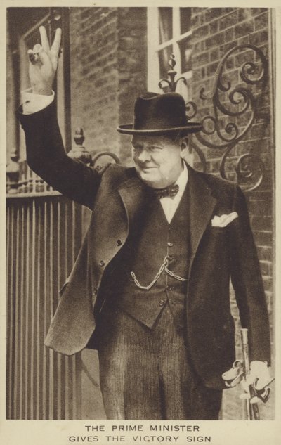 Winston Churchill (f/w fotó) alkotó: English Photographer