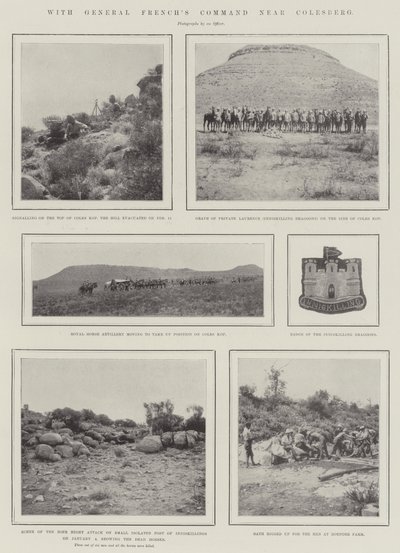 A francia tábornok parancsnokságával Colesberg közelében alkotó: English Photographer