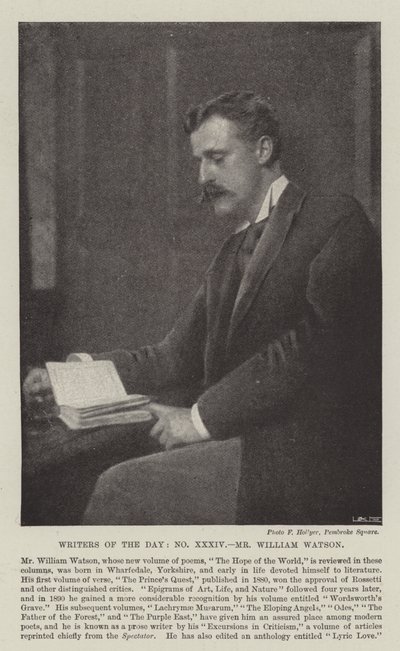 A nap írói, William Watson alkotó: English Photographer