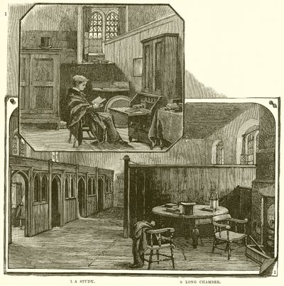 1. Egy tanulmány. 2. Hosszú kamra alkotó: English School