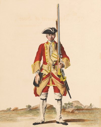 ?27. gyalogezred?, 1742 körül alkotó: English School